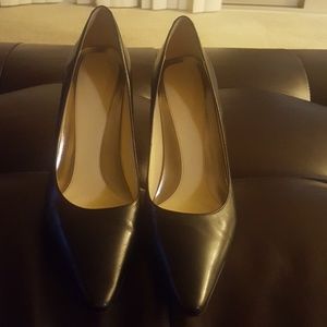 Calvin Klein Black Pointed Toe Heels Size 9.5